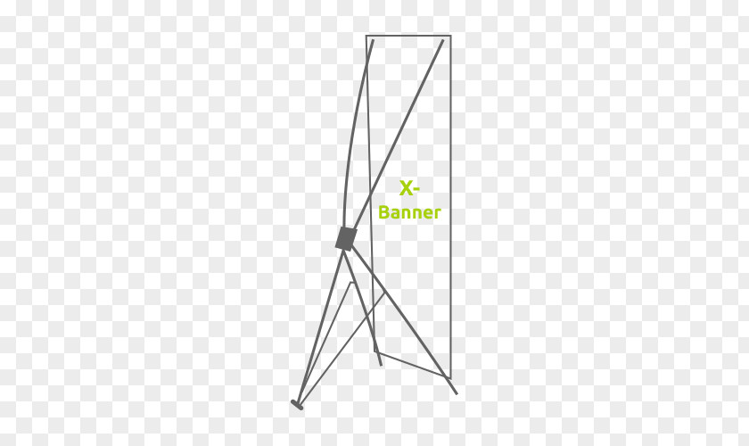X Banner Line Triangle PNG