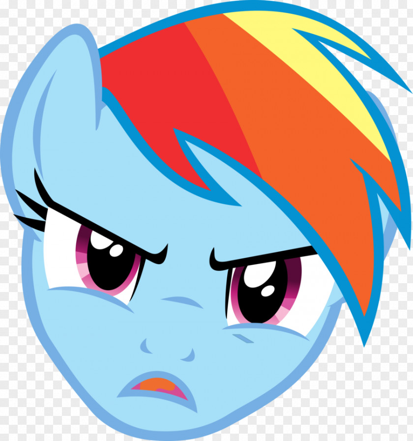 Cartoon Angry Face Rainbow Dash Twilight Sparkle Pinkie Pie Drawing Clip Art PNG