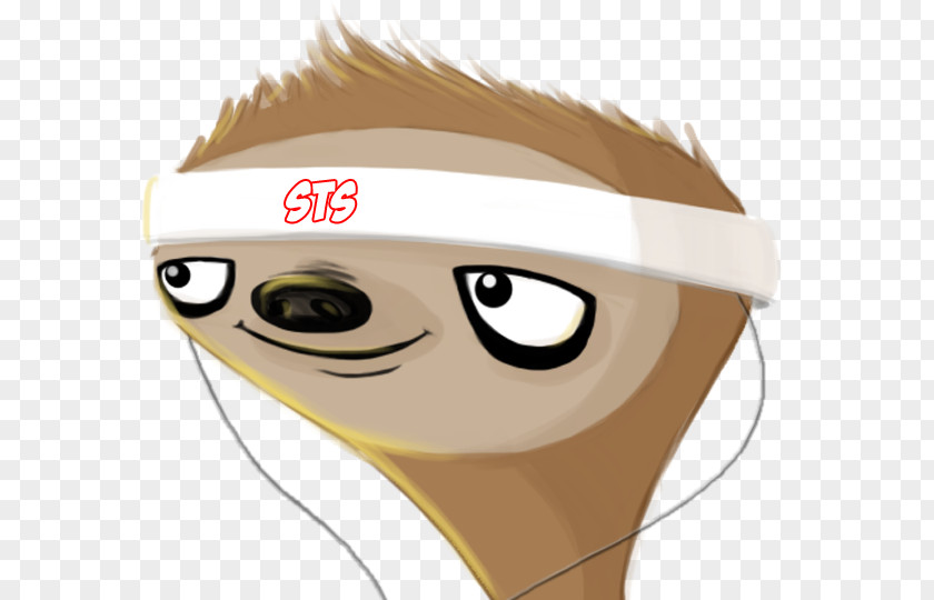 Cartoon Sloth Altra Running Eye Shoe PNG