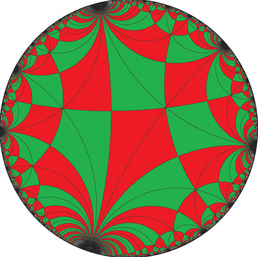 Circle Symmetry Leaf Pattern PNG