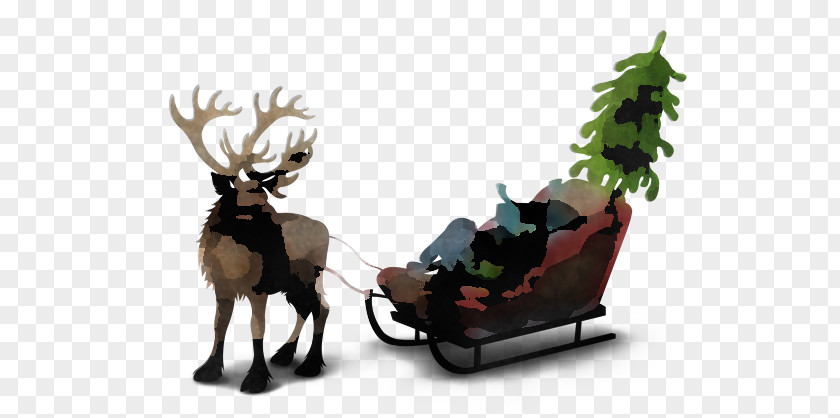 Fawn Houseplant Reindeer PNG