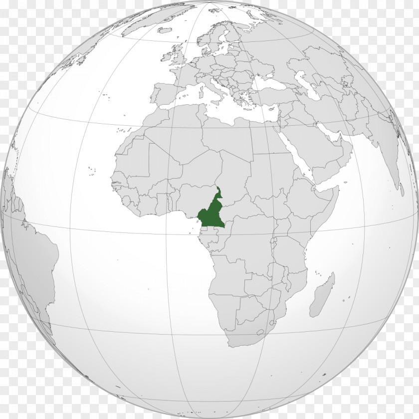 Globe Cameroon Map Equatorial Guinea Wikipedia PNG