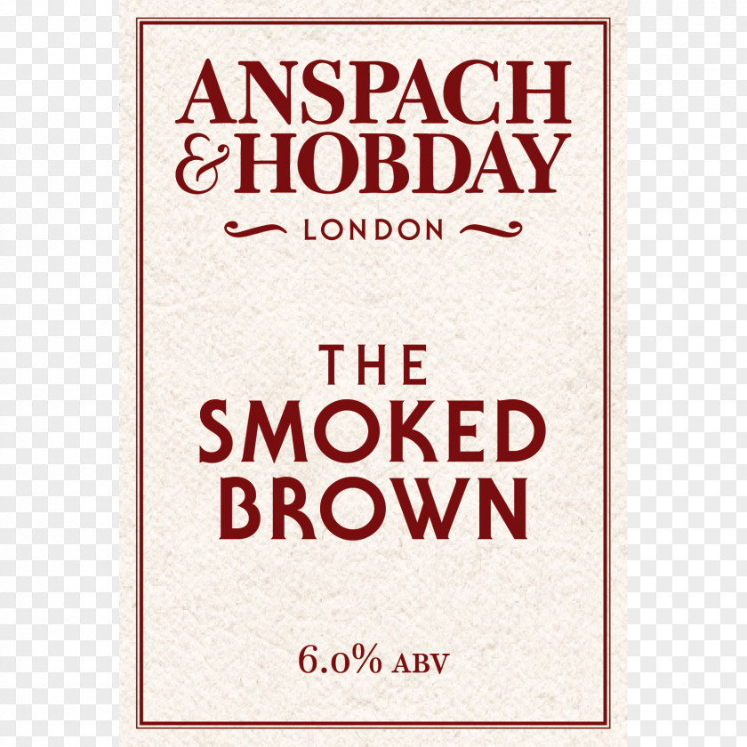 Anspach & Hobday Beer India Pale Ale Stout Porter PNG pale ale Porter, brown smoke clipart PNG