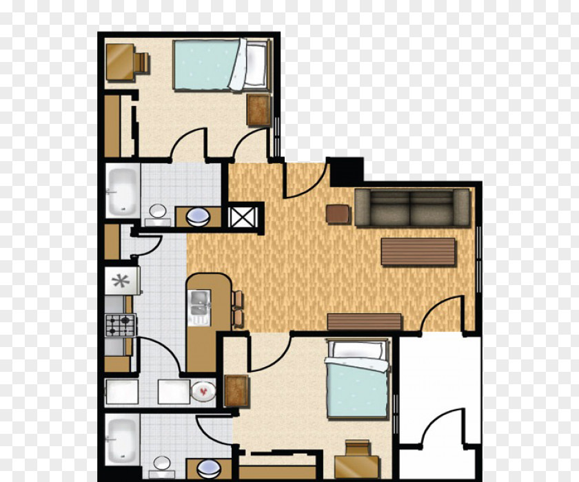 Bed Plan CastleRock At San Marcos Floor Apartment House Home PNG
