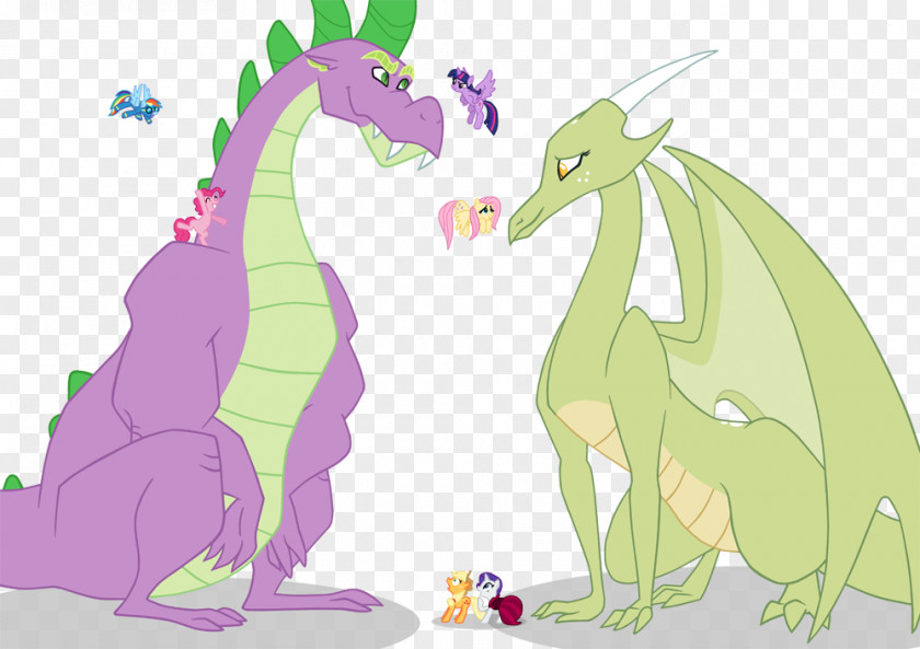 Dragon Spike Pony Pinkie Pie Princess Celestia Applejack PNG