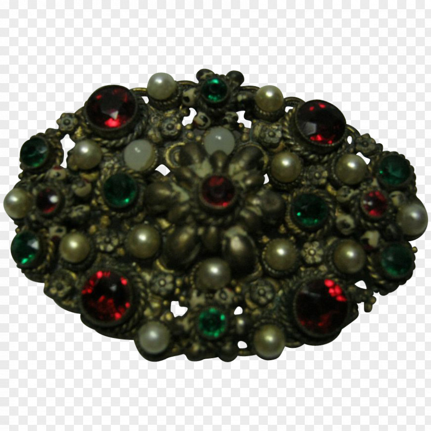 Gemstone Brooch Christmas Ornament Bead PNG
