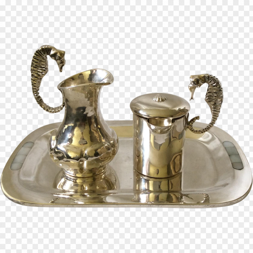 Nacre Creamer Tray Pearl Silver PNG