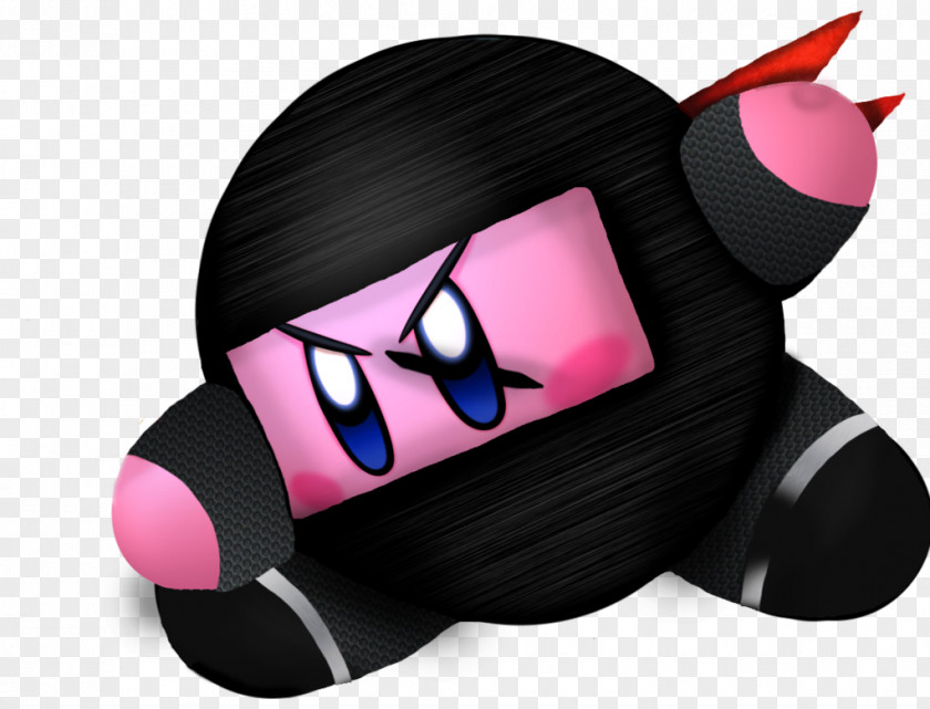 Ninja Cubic Kirby Wii Hat PNG