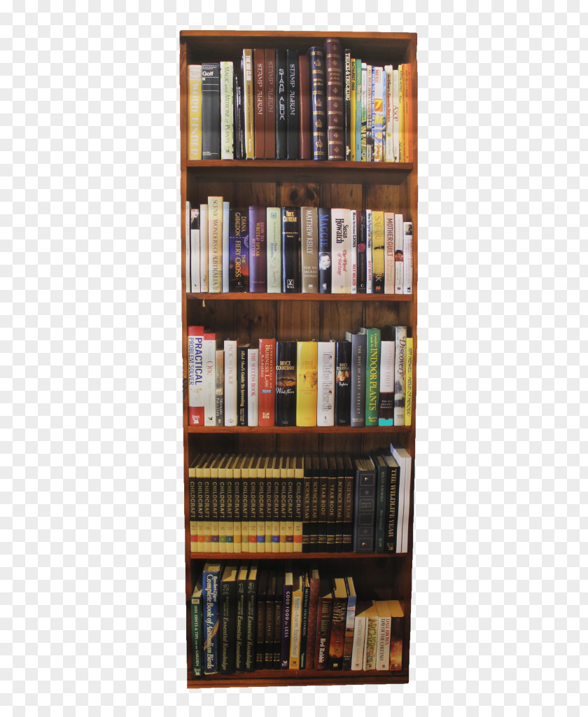 Store Shelf Bookcase Mural Wall PNG