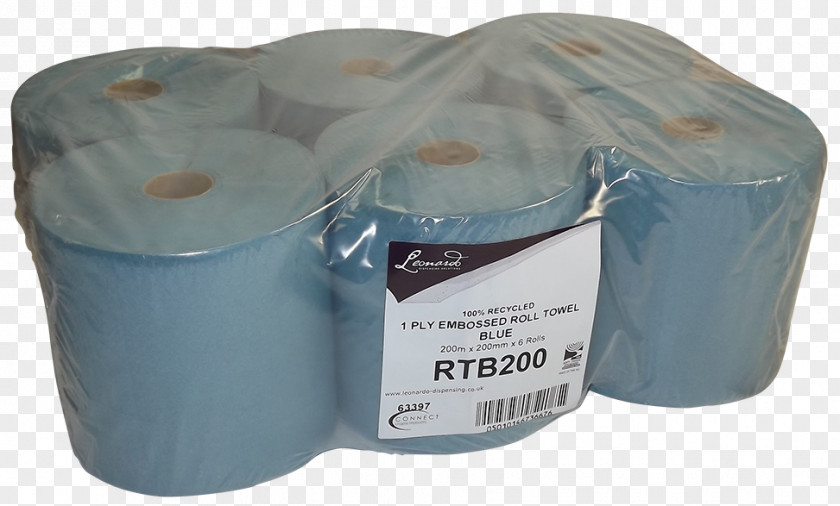 Towel Roll Plastic Turquoise PNG