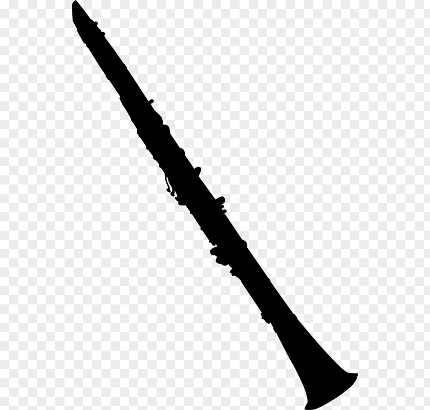 Baquetas Clarinet Silhouette Musical Instruments Clip Art PNG