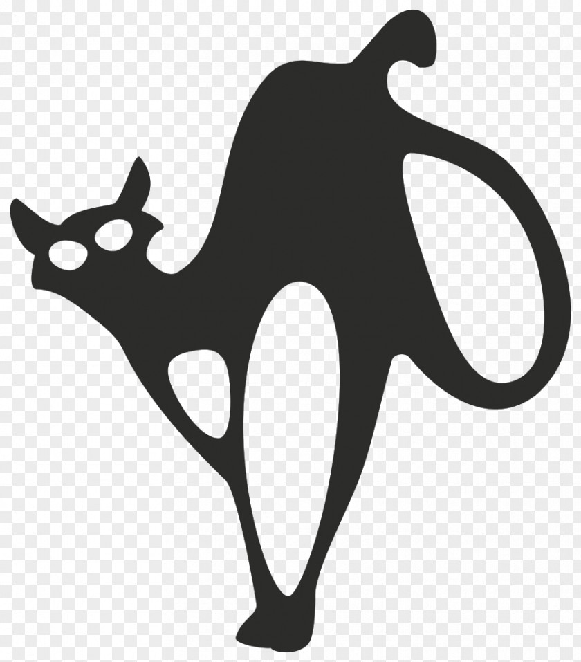 Black Cat Clip Art PNG