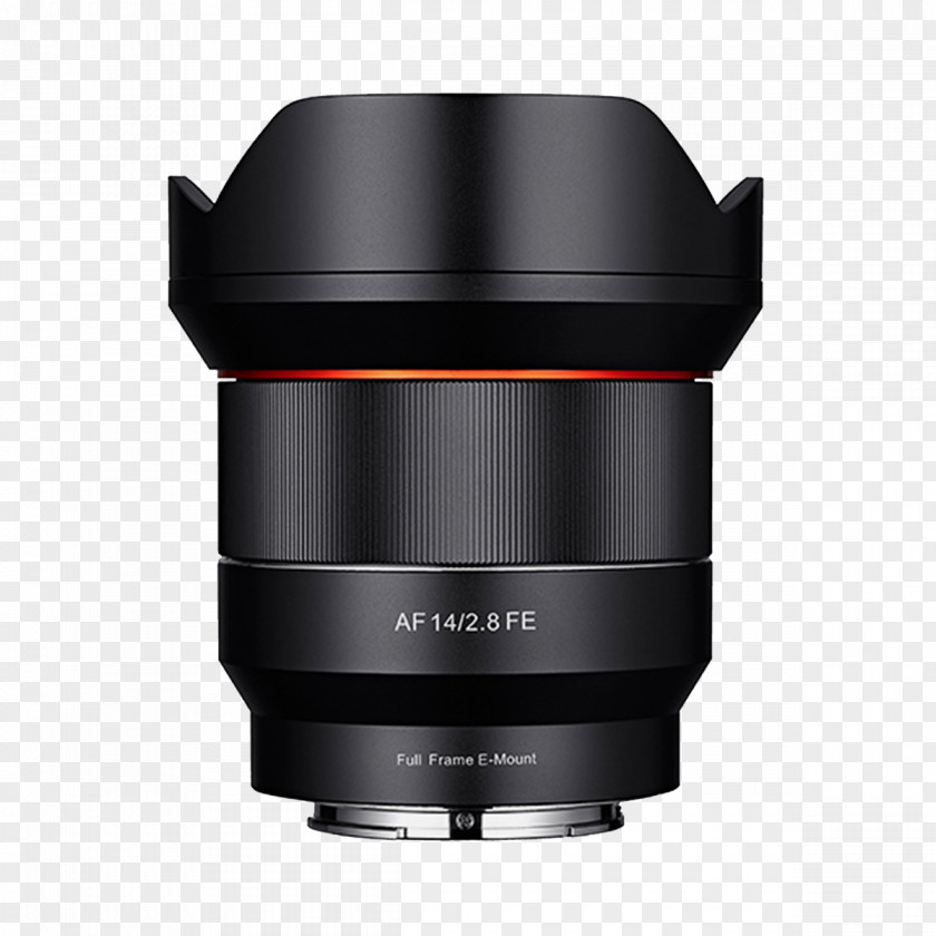 Camera Lens Sony E-mount Samyang 14mm F/2.8 IF ED UMC Aspherical Rokinon Ultra Wide Angle PNG