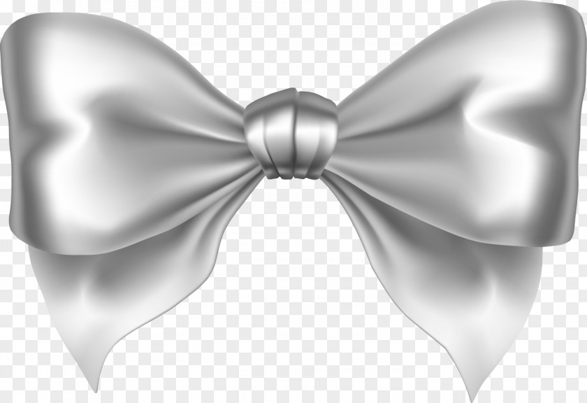Silver Bow Star Stable Ribbon PNG