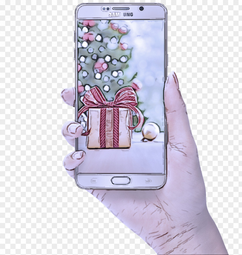 Smartphone Communication Device Pink Mobile Phone Case Gadget Technology PNG