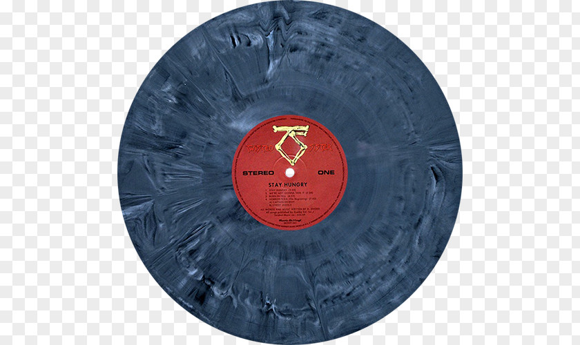 Stay Hungry Foolish Twisted Sister Phonograph Record Still Cobalt Blue PNG