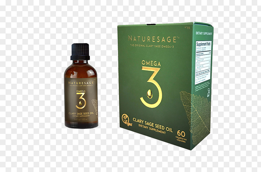 Clary Sage Naturesage Acid Gras Omega-3 Dietary Supplement Seed Oil PNG