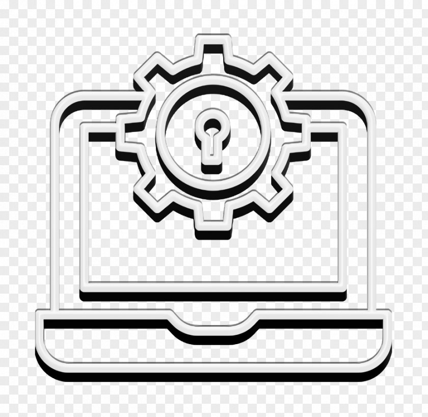 Laptop Icon System Cyber PNG