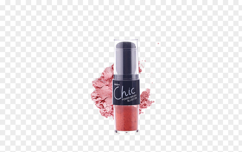 Powder Blush Red Dress Cosmetics Small Telescope PNG