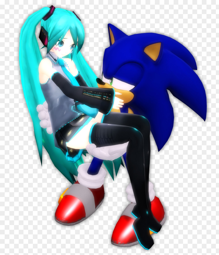 Sonic The Hedgehog Hatsune Miku Digital Art Crush 40 PNG