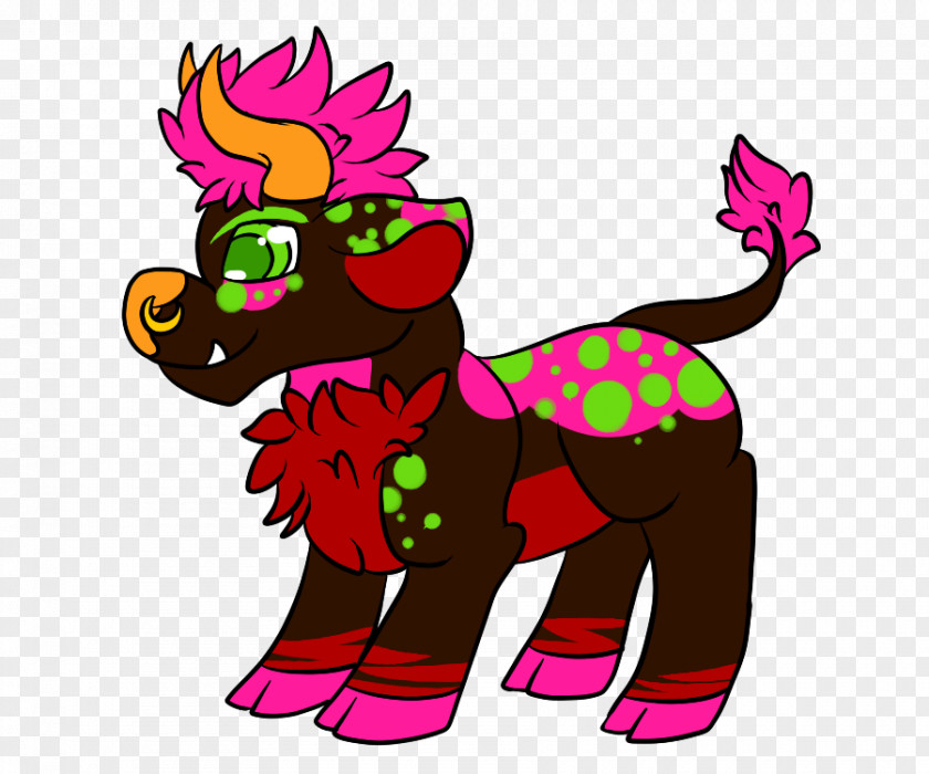 Fantasy Spot Deer Horse Pink M Clip Art PNG