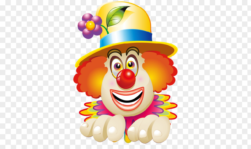 Funny Clown Carnival Circus Mask Clip Art PNG
