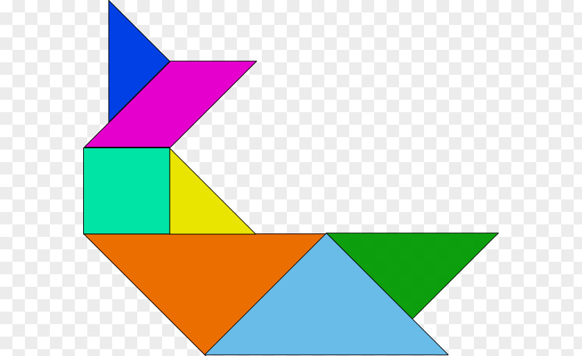 Triangle Blocks Tangram Puzzle Game Clip Art PNG