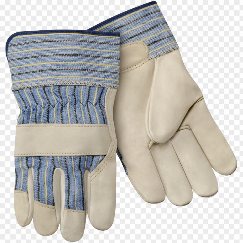 Work Gloves Cut-resistant Leather Cowhide Schutzhandschuh PNG