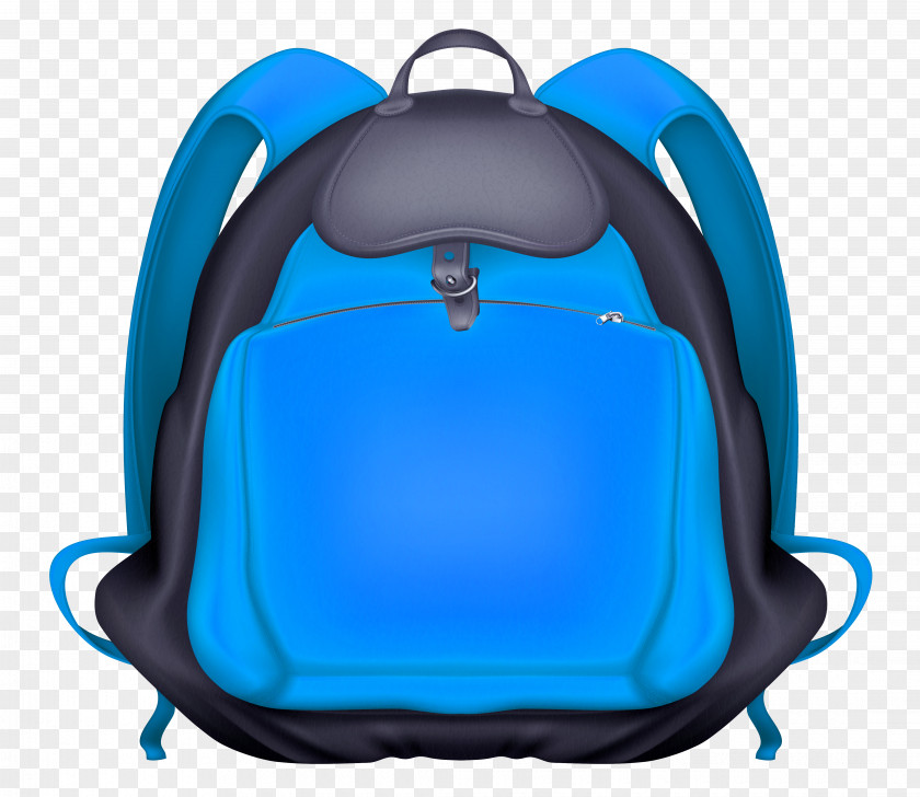 Blue Backpack Transparent Clipart Clip Art PNG