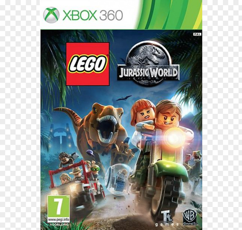 Jurassic Park Lego World Xbox 360 Video Game One PNG