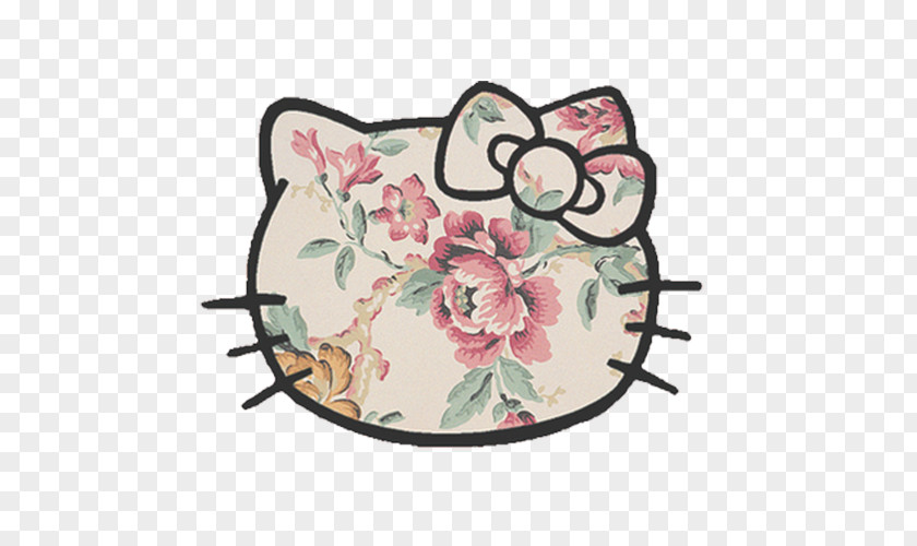 Printed Cat Hello Kitty Kitten Sanrio PNG
