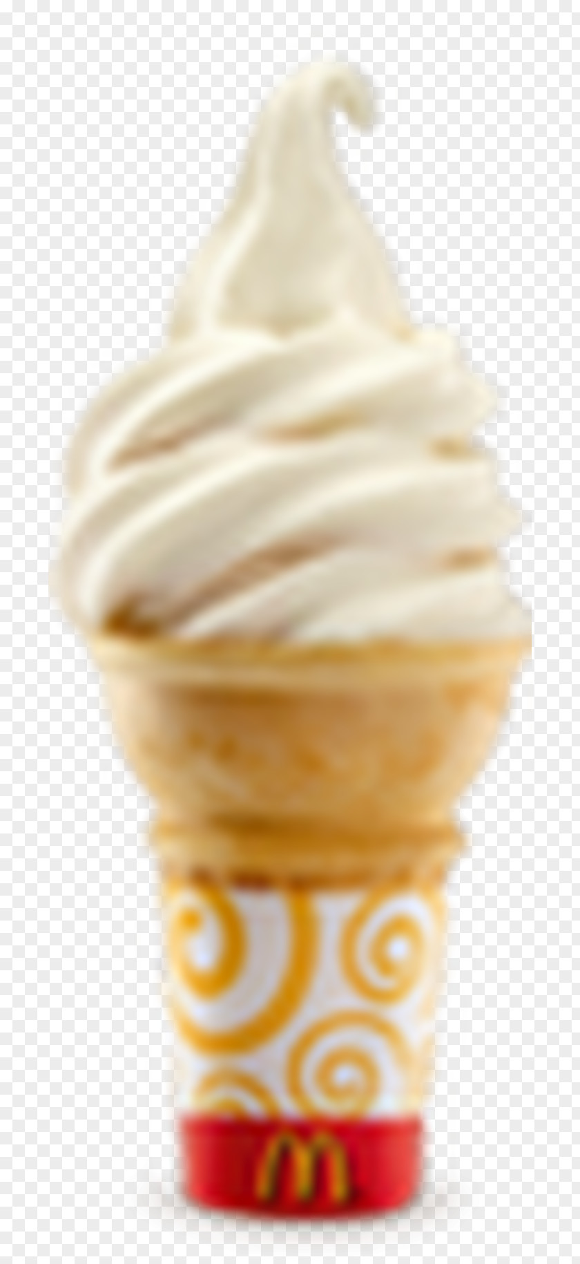 Vanilla Cream Ice Cones Sundae Fast Food PNG