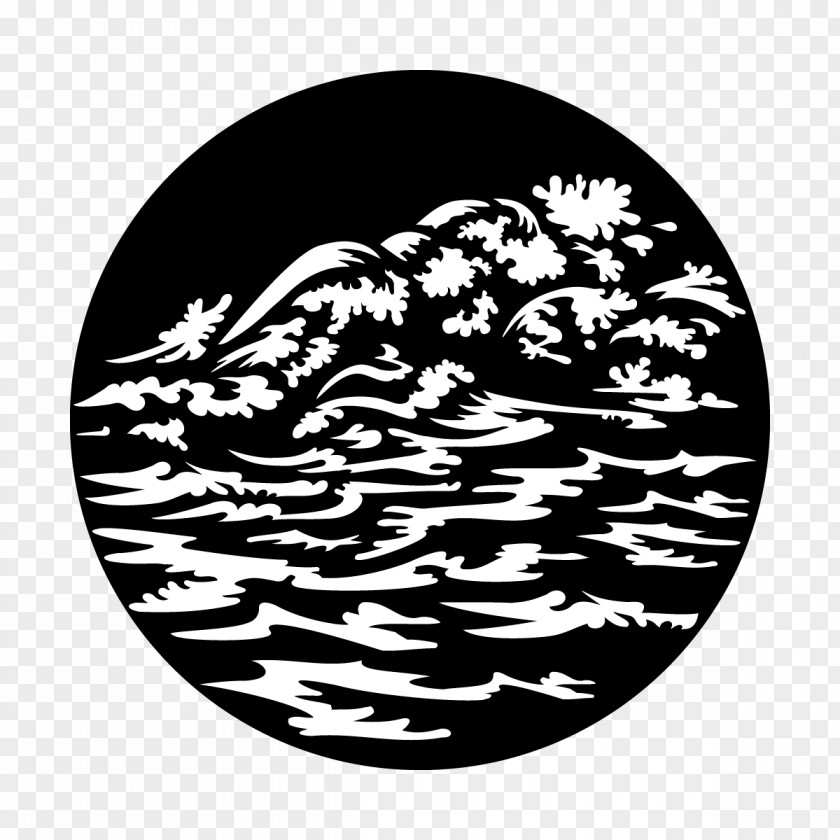 Water Wave Monochrome Visual Arts Black And White Pattern PNG