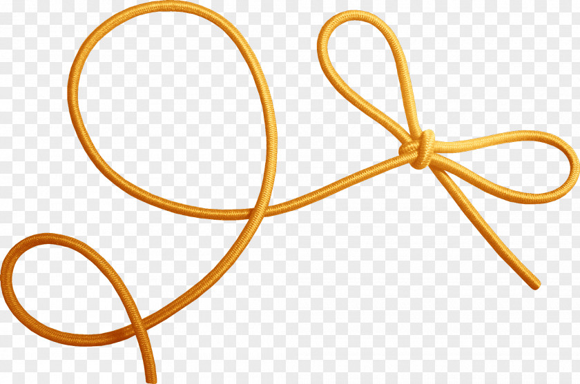 Yellow Rope Knot Icon PNG