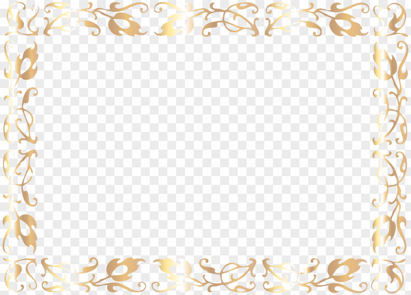 Border Deco Frame Clip Art Image PNG