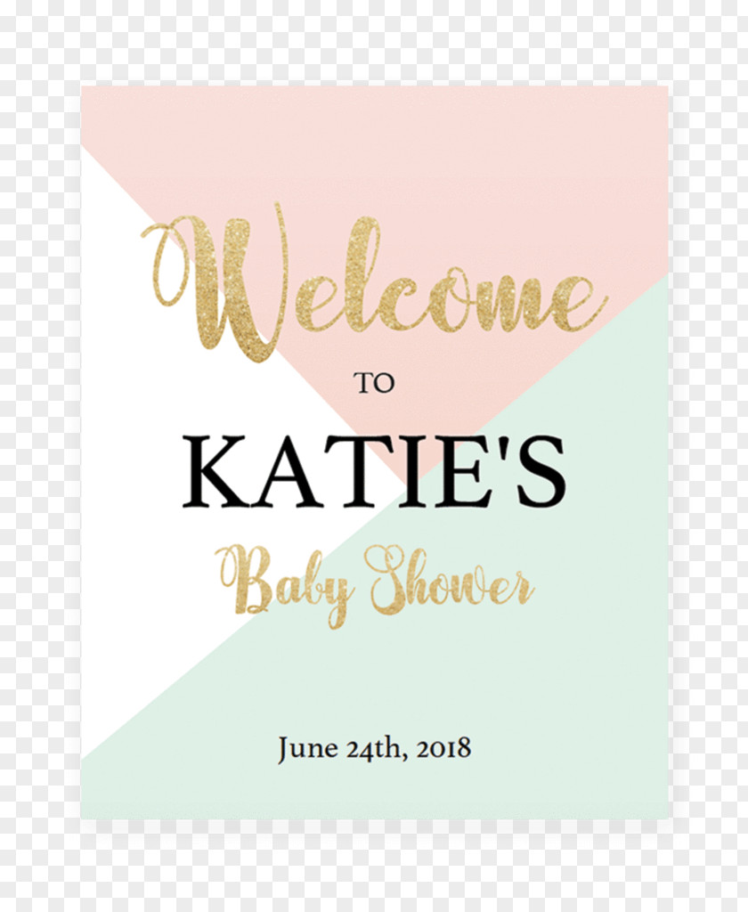 Gold Shower Baby Greeting & Note Cards Infant Bridal Party PNG