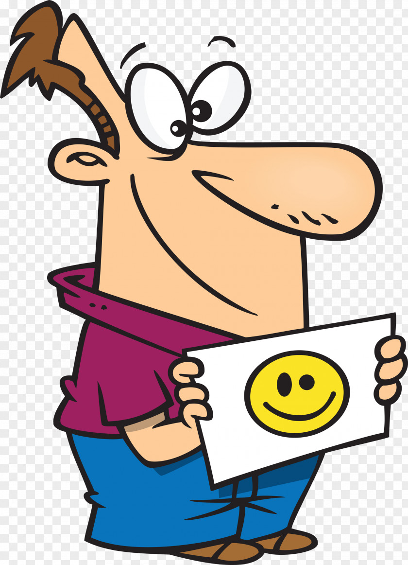 Man Cartoon Smiley Customer Clip Art PNG
