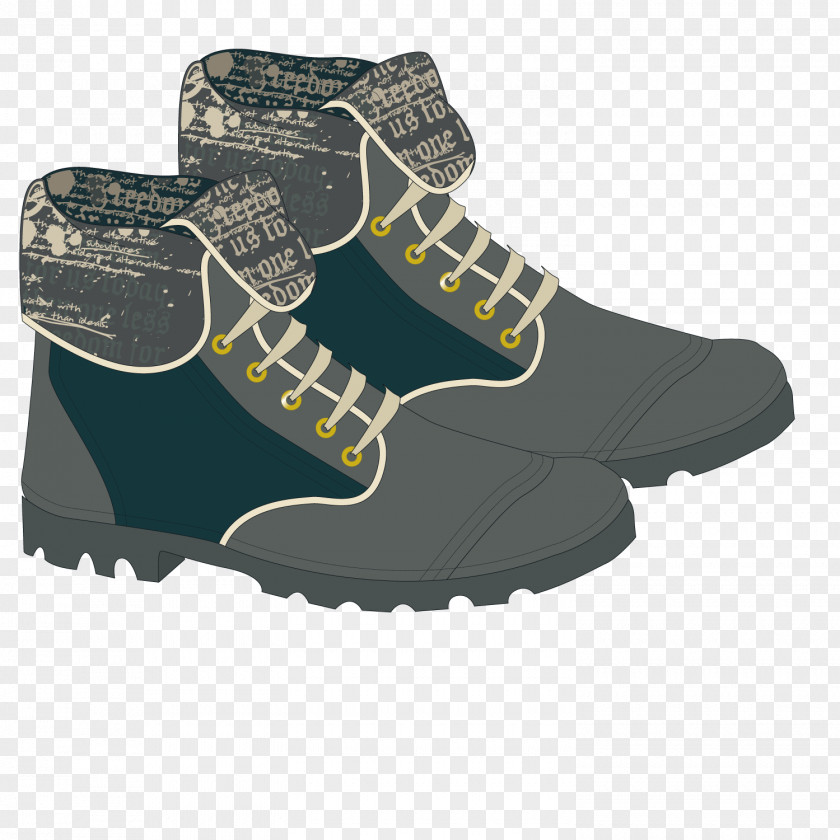 Men's Boots Boot Euclidean Vector Shoe PNG
