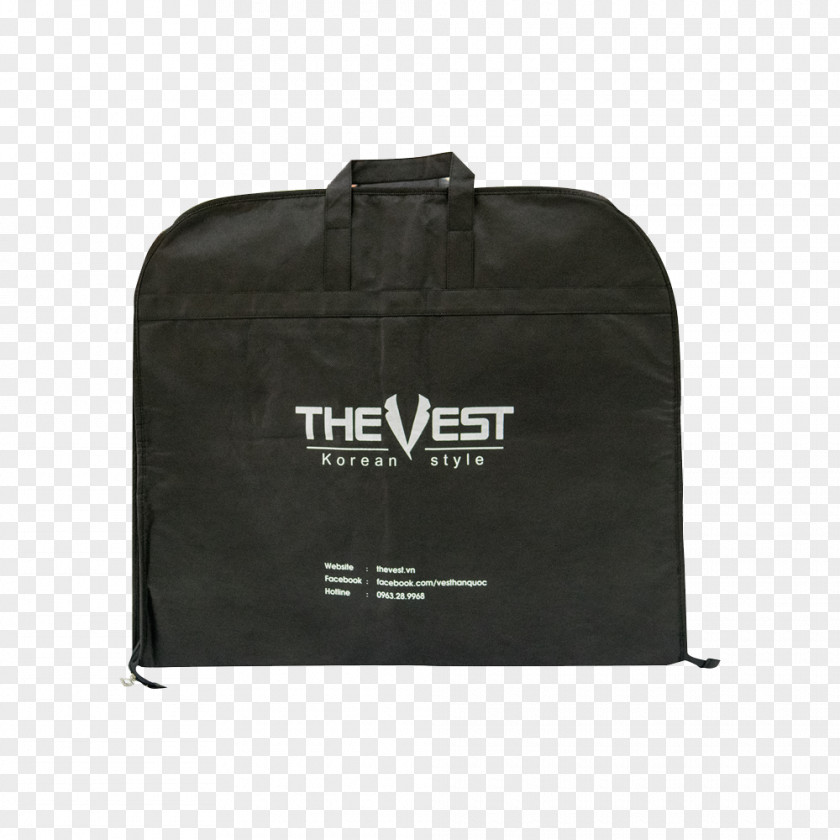 Nonwoven Fabric Briefcase Brand Black M PNG