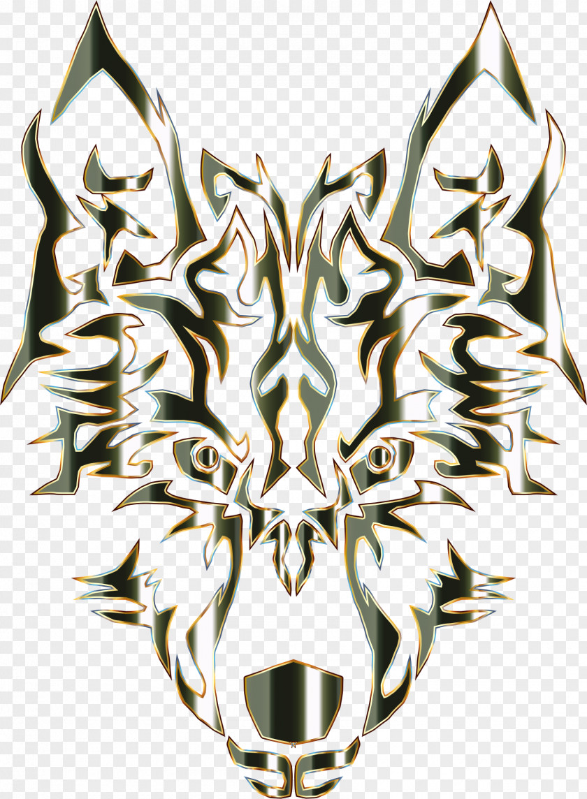 Obsidian Cliparts Gray Wolf Tribe Tattoo Clip Art PNG