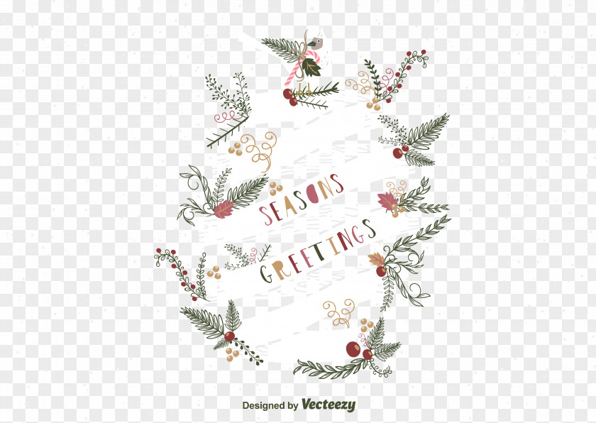 Beautiful Vintage Christmas Stickers PNG