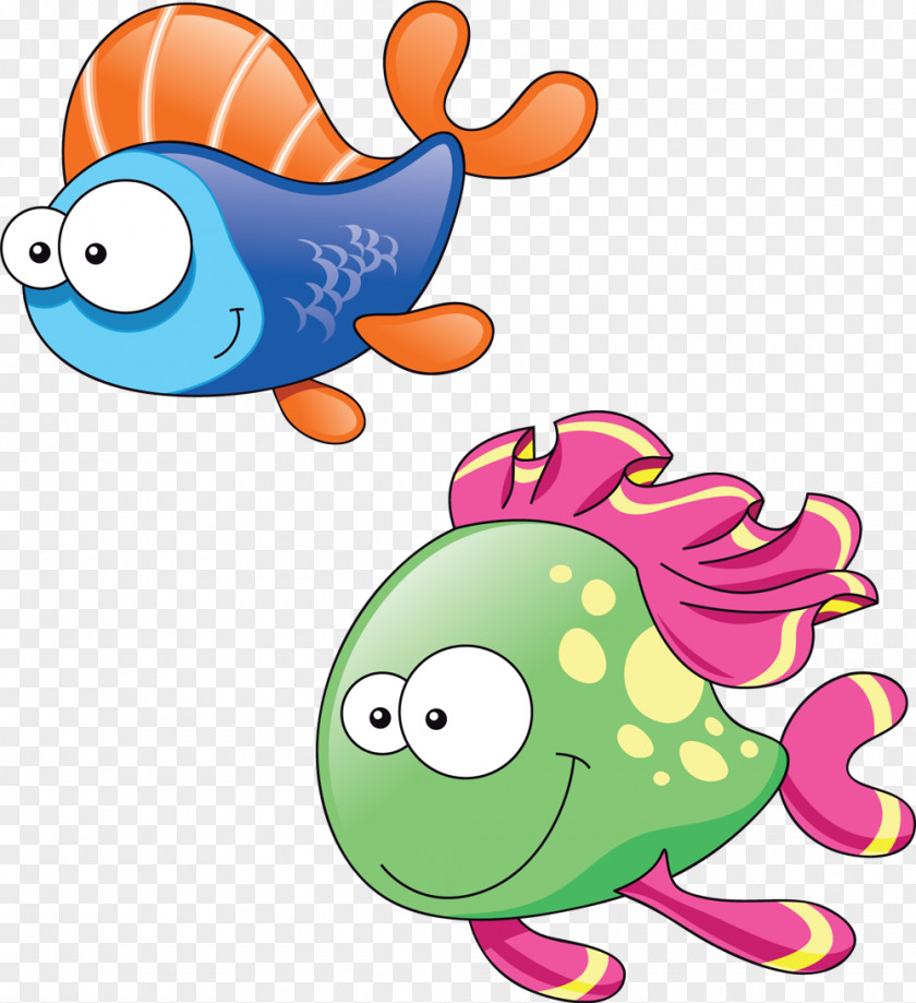 Fish Cartoon Comics Clip Art PNG