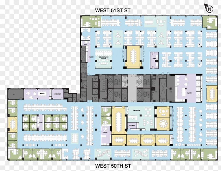 Floor Plan 135 W 50th St West Street Architectural PNG