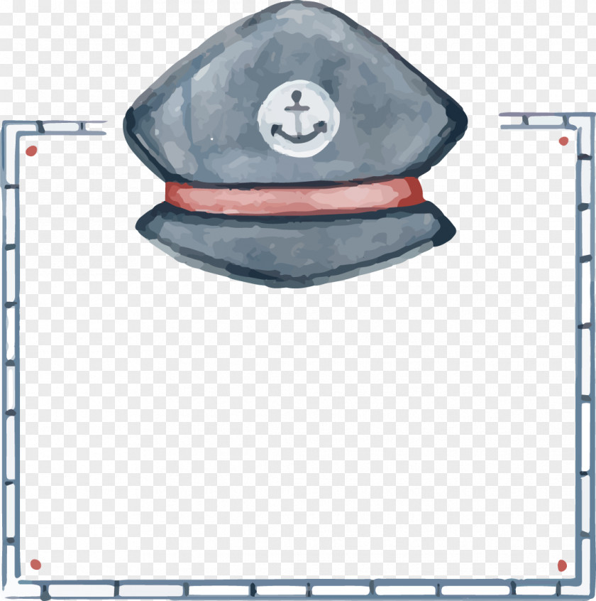 Sailor Hat Border Crew Cap PNG
