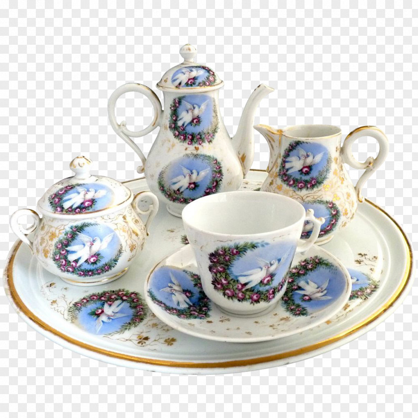 Teapot Tea Set Porcelain Teacup PNG