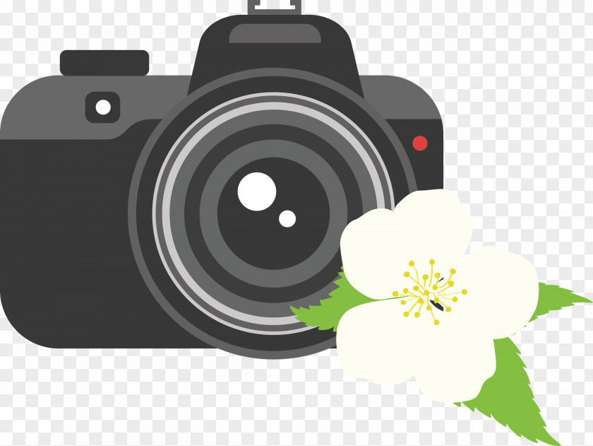 Camera Flower PNG