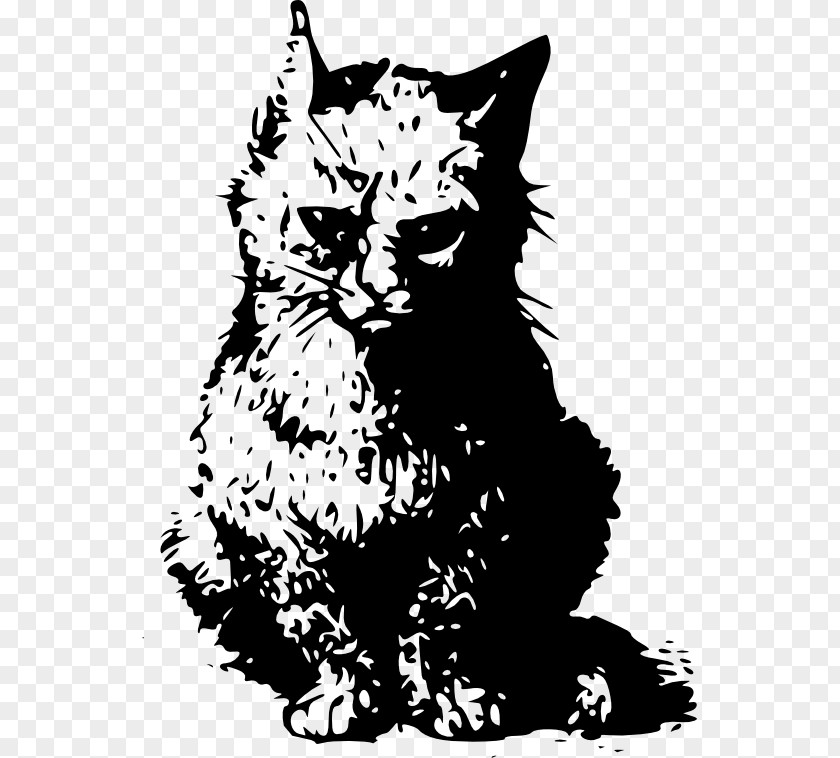 Cat Grumpy Kitten Clip Art PNG