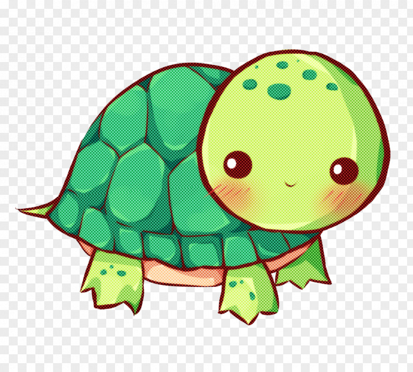 Green Turtle Tortoise Cartoon Reptile PNG