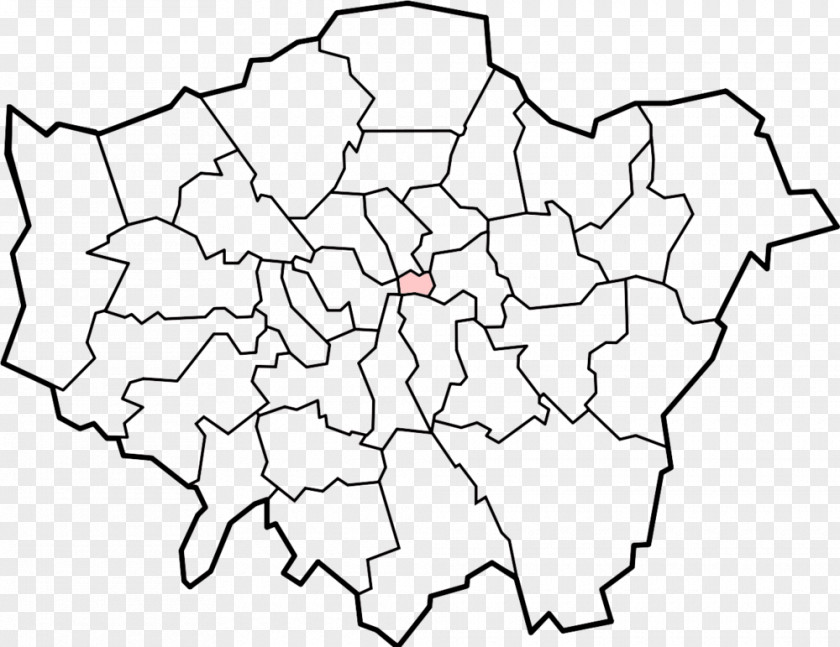 Map London Borough Of Southwark Hackney Islington Barking And Dagenham Ealing PNG