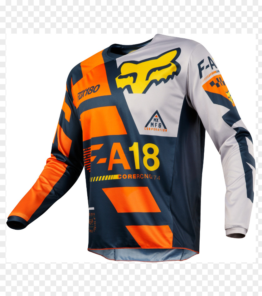 Orange FOX 180 Sayak Jersey Youth Pants Fox Racing PNG